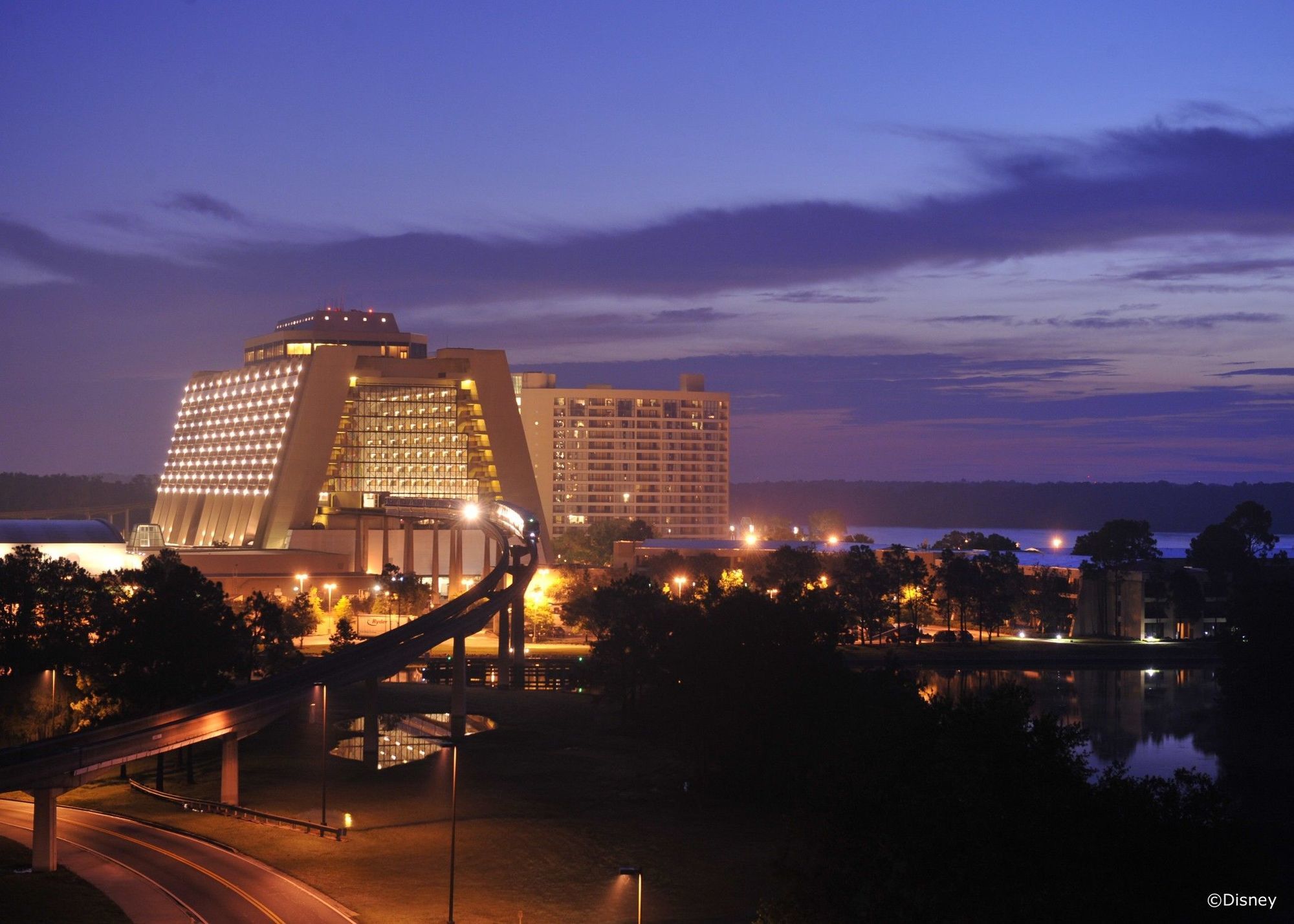Disney'S Contemporary Resort Lake Buena Vista Exterior foto